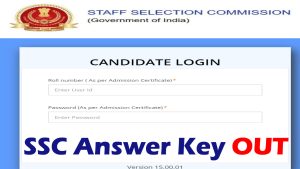 SSC Stenographer Answer Key 2023 